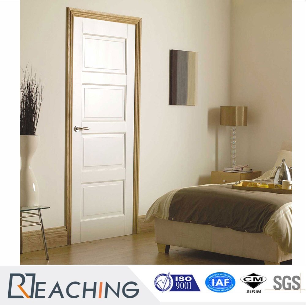Establo blanco de la puerta de madera sólida de la pintura con el diseño moderno para el chalet